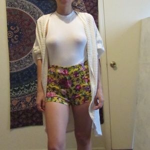 XAI floral shorts
